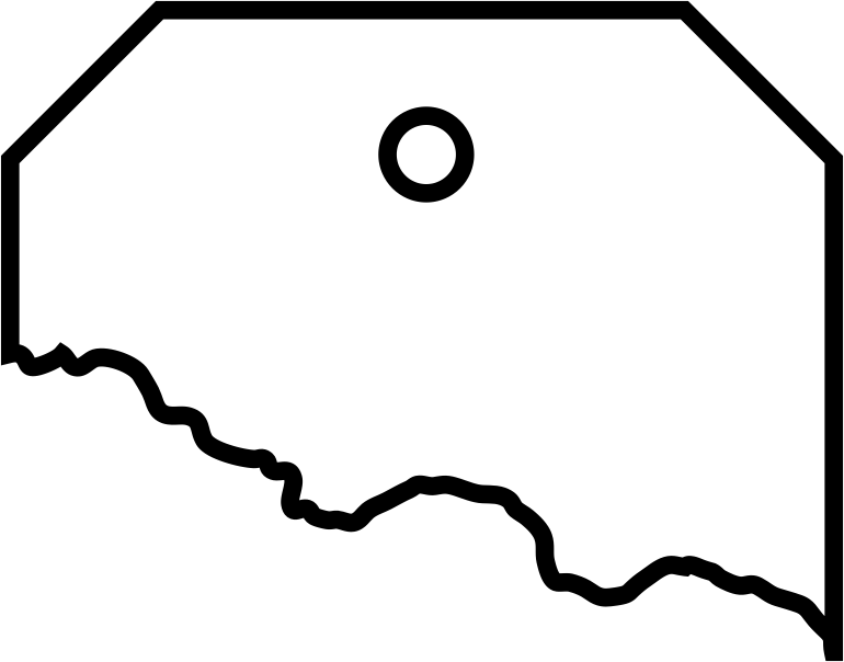 Black and White graphic of a torn tag 