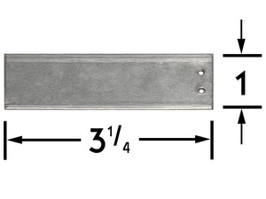 Dimensions of the Tags are 1" by 3 and 1/4  (3.25) inch