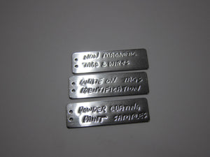 Write On Metal Industrial Tags (pack of 50)
